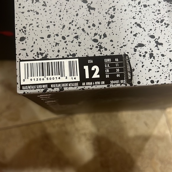 Men’s retro 6 low - Picture 4 of 4